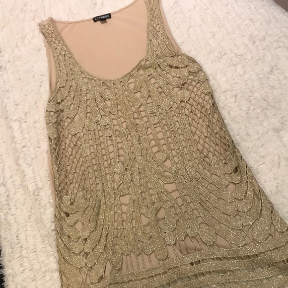 Gold detailed tank top - Picture 1 of 5